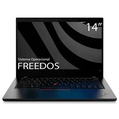 Notebook Lenovo ThinkPad L14 14 IPS I5-1135G7 256GB 8GB FreeDOS RETROILUMINADO Preto - 20X2006PBO