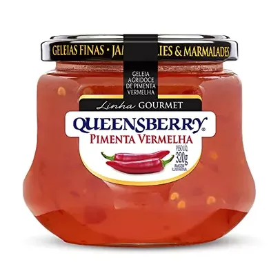 [ Mais por Menos R$ 8,47 ] Geleia Agridoce de Pimenta Vermelha Queensberry Gourmet 320g
