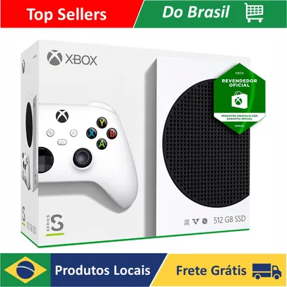 (Do Brasil) Console Xbox Series S 512GB Branco - RRS-00006