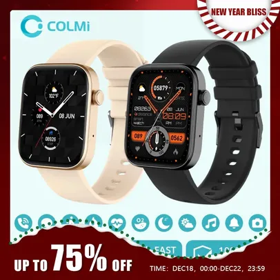 [Moedas/Gpay/Taxas Inclusas] Smartwatch Colmi P71 Chamada Bt 5.1 Tela 1.9 Pol.