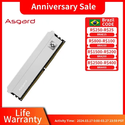 [Taxa Inclusa] 16GB Memória Ram Asgard T3 3200 MHZ (2x8GB)