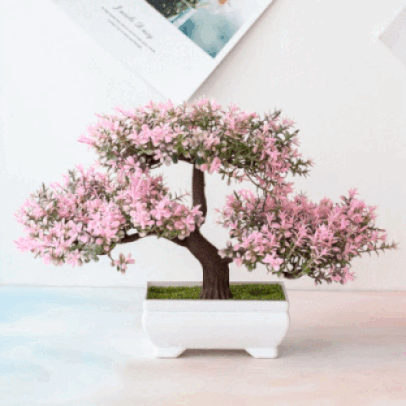 [Taxa Inclusa/Moedas/LER A DESCRIÇÃO] - Árvore Pequena Artificial do Bonsai para a Decoração Home