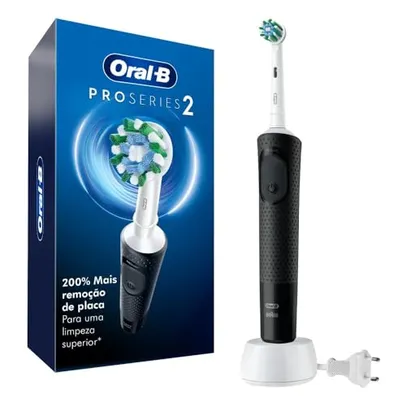 Oral-B PRO Series 2: Escova de dentes elétrica com cabo recarregável, timer, 2 modos de escovação e