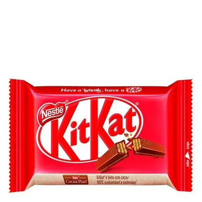 [Leve 5 Pague 3] Chocolate Kit Kat 4 Fingers ao Leite 41,5g