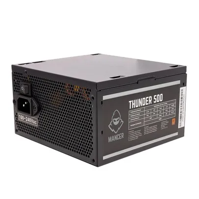 Fonte Mancer Thunder 500W Bronze 80 Plus, MCR THR500 BL01| | - AliExpress