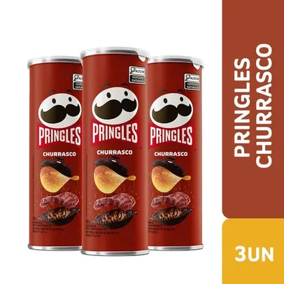 Combo Batata Pringles Churrasco 3 Unidades