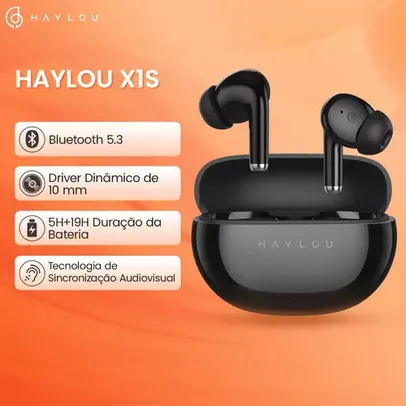 HAYLOU X1S TWS Fones de Ouvido Sem Fio Bluetooth 5.3