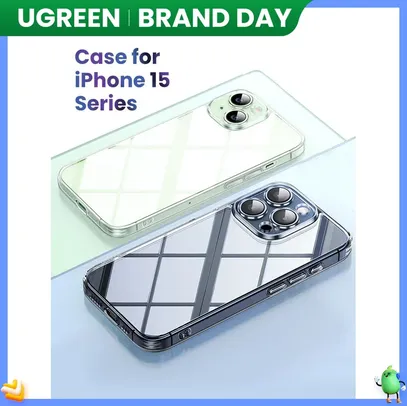 [Taxa inclusa] Capa protetora UGREEN para iPhone 13, 14 e 15 - Case transparente para Smartphone