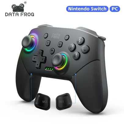 [APP/Taxa Inclusa] - Gamepad Sem Fio Data Frog Compatível com Nintendo Switch / Switch Lite / Switch Oled / PC
