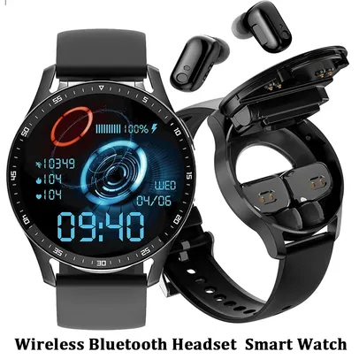 Smartwatch com Earbuds X7 2 em 1 - Relógio Inteligente + Fone de Ouvido TWS Bluetooth