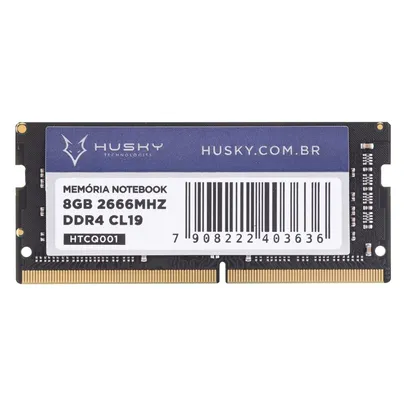Memória para Notebook Husky Technologies, 8GB, 2666MHz, DDR4, CL19 - HTCQ001