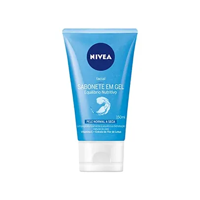 [REC/+por- R$12] NIVEA Sabonete Facial em Gel Equilíbrio Protetor 150ml Hidrata e revigora a pele