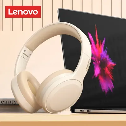 [Já Com Impostos] Lenovo TH30 Fones de ouvido sem fio com microfone, Bluetooth 5.3 fones de ouv