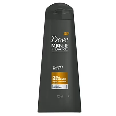 [Recorrência] Dove Shampoo 2 Em 1 Cafeína Fortificante Mais Cálcio Men+Care Força Resistente Frasco