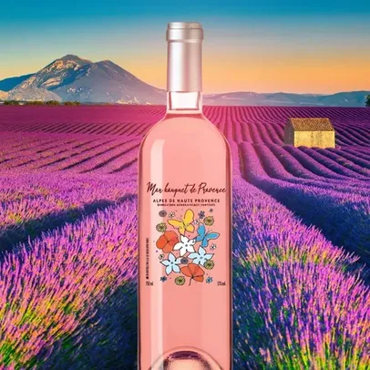 [ PRIME ] Mon Bouquet Vinho Rosé Francês Alpes De Haut Provence AOC 750Ml