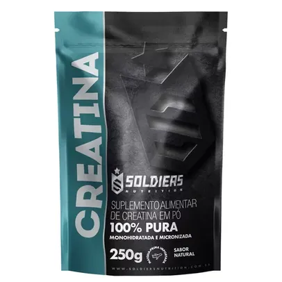 Creatina Monohidratada 250g - 100% Pura Importada - Soldiers Nutrition