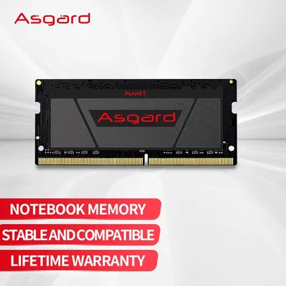 [IMPOSTOS INCLUSOS] Memória RAM DDR4 Notebook Asgard 8GB, 3200MHz