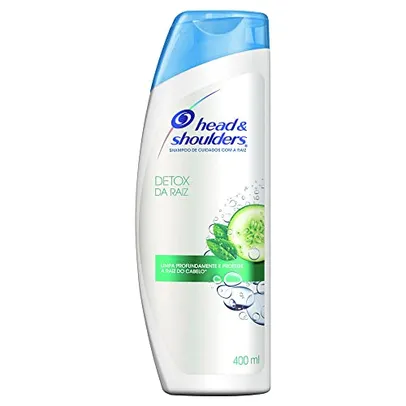 [Rec] Head & Shoulders - Shampoo Detox da Raiz, Shampoo Anticaspa, Limpa e Hidrata, Controle 400 ml