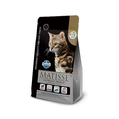 Ração Farmina Matisse Frango para Gatos Adultos Castrados - 7,5kg