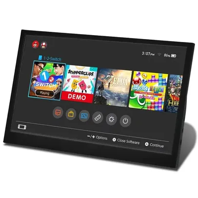 [Taxa Inclusa/Moedas] Monitor Portátil TFT Gaming Monitor, Compatível com HDMI, Display LCD, 11,6"