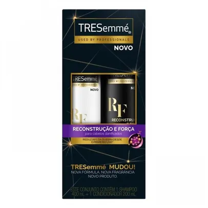 Kit Tresemmé Reconstrução E Força Shampoo 400ml + Condicionador 200ml