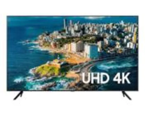 Smart TV Samsung 50 UHD 4K 50CU7700 2023, Processador Crystal 4K, Visual Livre de Cabos, Alexa