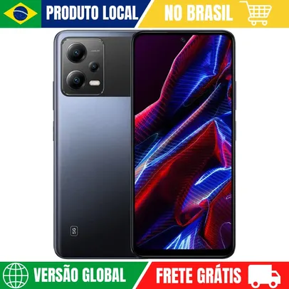 [ Do Brasil ] Celular Smartphone Xiaomi PocoPhone Poco X5 5G Versão Global 8GB RAM / 256GB