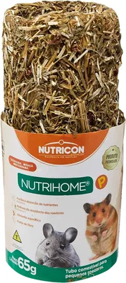 [ PRIME ] Nutricon Nutrihome® - Casa Comestível Para Pequenos Animais Tubo 65G