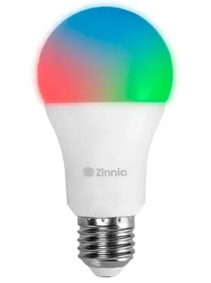 LAMPADA INTELIGENTE ZINNIA CRUX CR100, 10W, WI-FI, RGB, BRANCA, ZNS-ZNCR10W-RGBC01