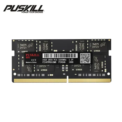 [TAXA INCLUSA] Memória RAM DDR4 PUSKILL 16GB 3200mhz Sodimm Notebook