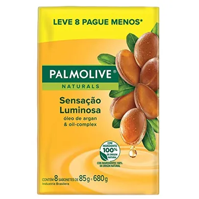 [REC/+por- R$13,80Palmolive Sabonete Em Barra Naturals Sensação Luminosa 85G Promo Leve 8 Pague 7