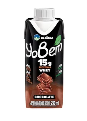 Betânia Yobem Bebida Láctea Uht Chocolate 15G De Proteínas 250Ml