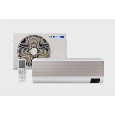 Ar-condicionado Split Inverter Samsung WindFree Metal Cooling Sem Vento 9.000 BTUs Quente e Frio AR09BSEAAMGNAZ 220V