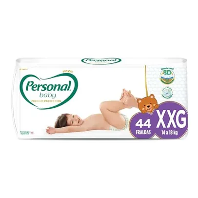 Personal Fralda Baby Premium Protection XXG com 44 Unidades