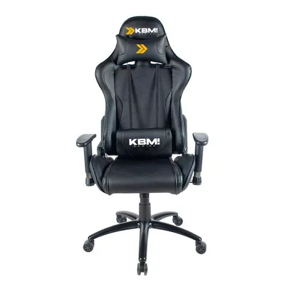 Cadeira Gamer KBM! GAMING CG300, Preto, Com Almofadas, Reclinável, Descanso de Braço 2D - KGCG300PT