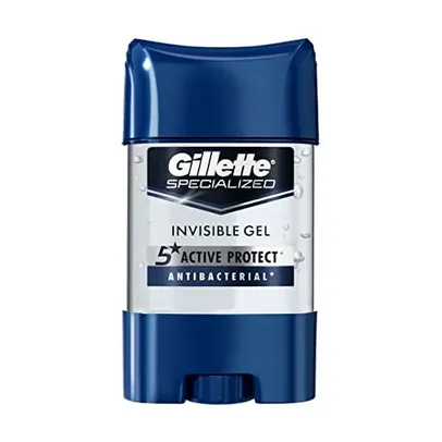 [REC/+POR- R$16,30] Gillette 82G Desodorante Gel Antitranspirante Antibacterial