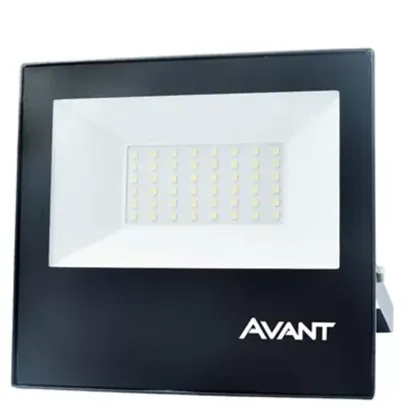 Refletor Avant LED 50W, Slim 6,5k, 3750 Lumens, Preto
