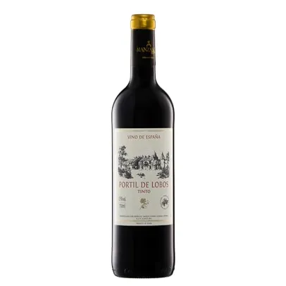 (PIX) Portil de Lobos Vinho Tinto Espanhol 750Ml