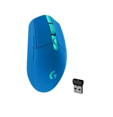 (APP) Mouse Gamer Sem Fio Logitech G305 LIGHTSPEED com 6 Botões Programáveis e Até 12.000 DPI, Azul - 910-006013
