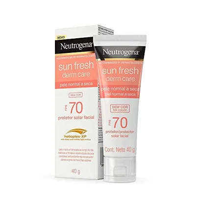 [Rec] Protetor Solar Neutrogena Sunfresh Derm Care Dry Skin Sem Cor FPS 70 40g