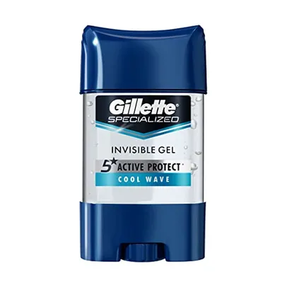 [+ por - R$16,91] Gillette Desodorante Gel Antitranspirante Cool Wave 82G