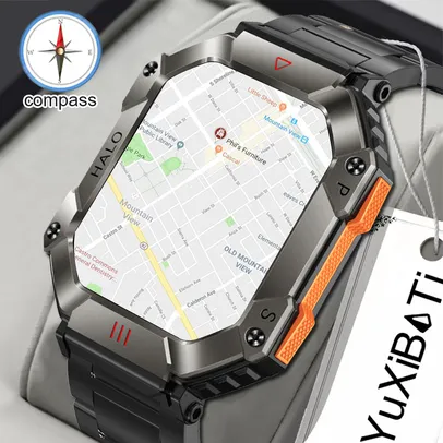 Relógio inteligente, bússola, GPS Track