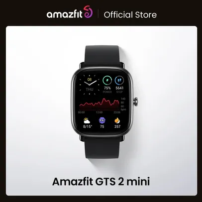 [Taxa Inclusa/Moedas] Smartwatch Amazfit GTS 2 Mini Com GPS integrado e Alexa [Nova Versão]