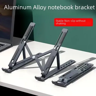[IMPOSTO INCLUSO] Suporte Dobrável E Portátil Slim Para Notebook em Aluminio #Aliexpress🇨🇳