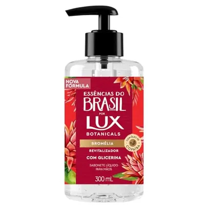 [+Por- R$ 7] Sabonete Líquido Bromélia Lux Botanicals Essências do Brasil Frasco 300ml