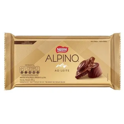[Leve 3] Barra de Chocolate Alpino Nestlé - 85g e outros na Descrição