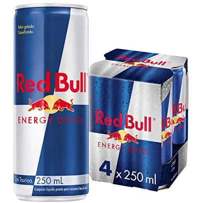 Pack de 4 Latas Red Bull Energético, Energy Drink, 250ml