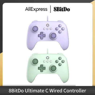 [Taxa inclusa] Controle Gamer 8BitDo Ultimate C Gamepad com Fio