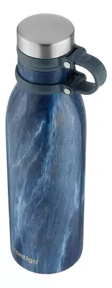( kit 2un ) Squeeze Garrafa Térmica Aço Inox Blue Slate 591ml - Contigo