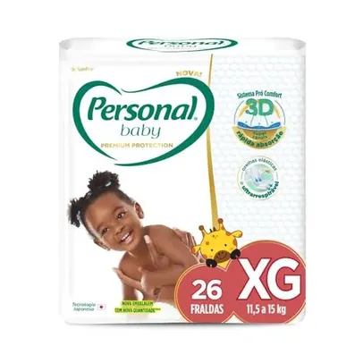 [App] Personal Fralda Baby Premium Protection Xg Com 26 Unidades